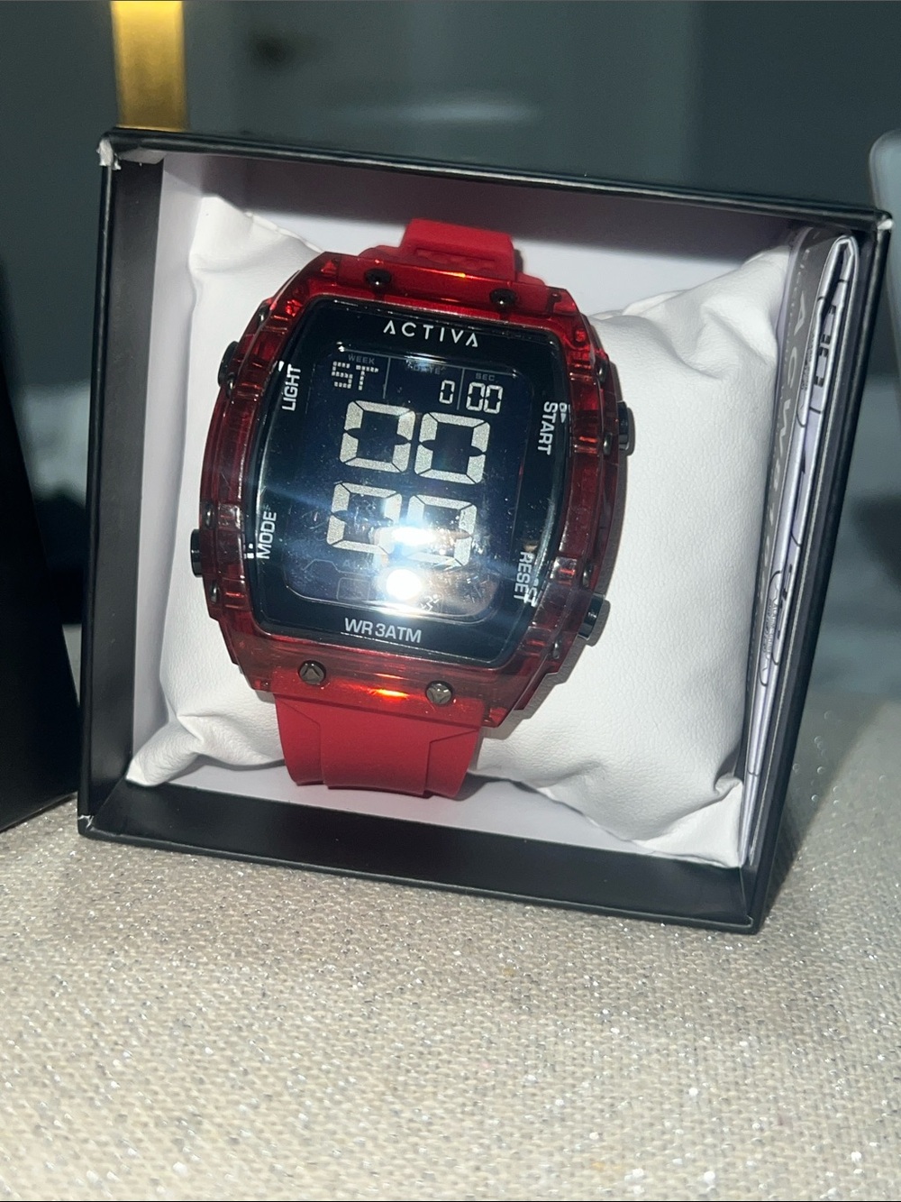 Activa Ranger X Invicta Red Digital Sport Silicone Strap Watch